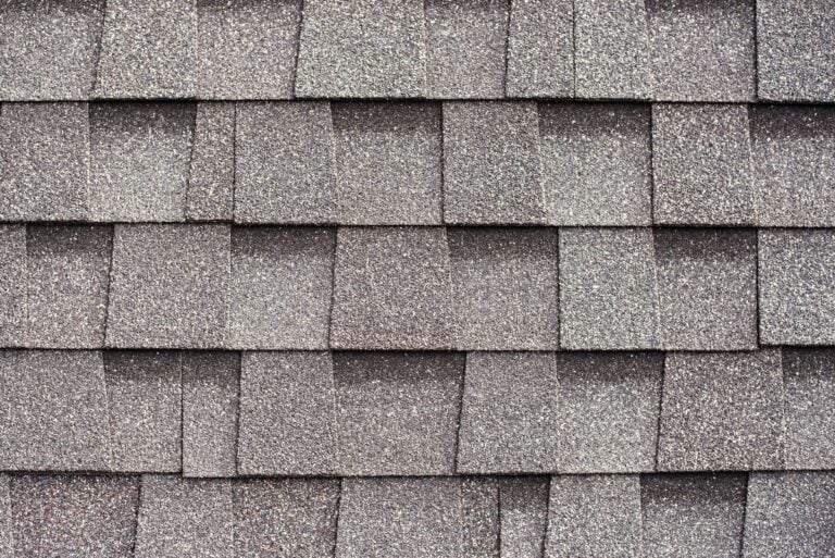 close-up architectural shingles
