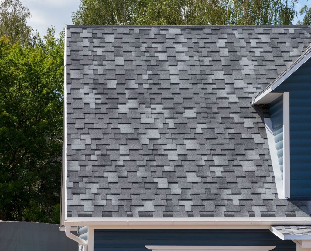 house with architectural shingles