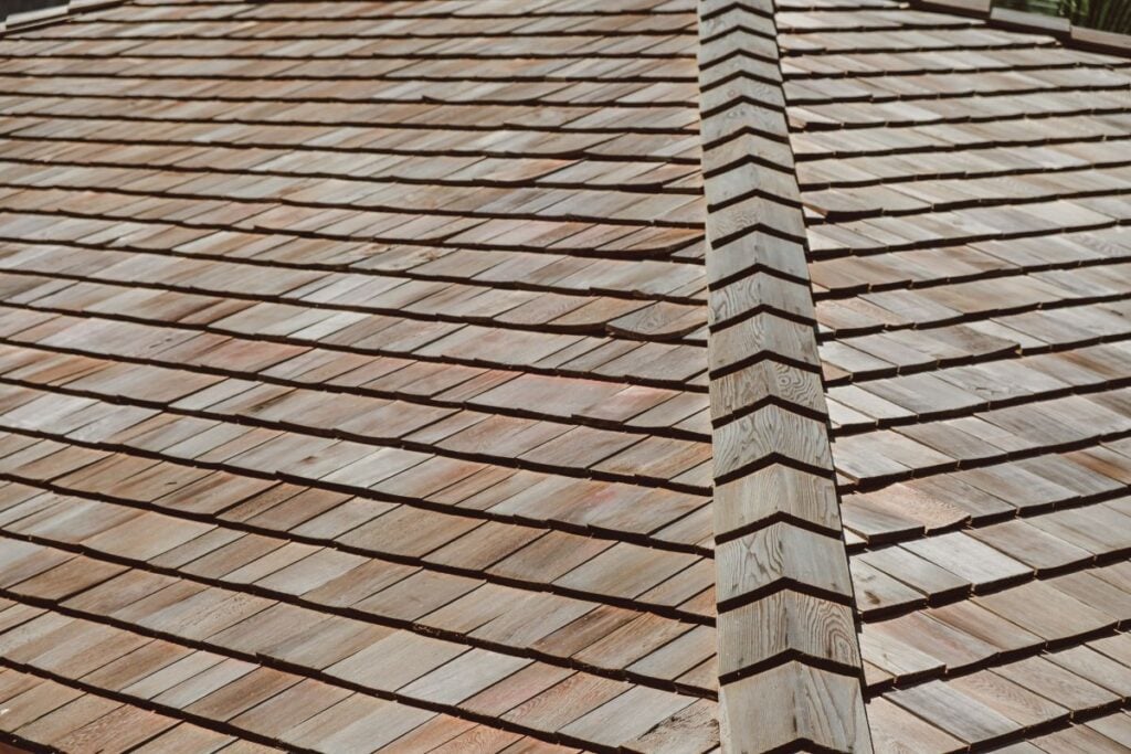 brown roof shingle colors Cedar synthethic light brown wood