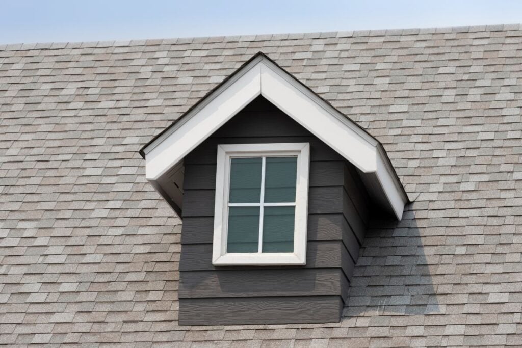 architectural shingles vs asphalt shingles white frame window
