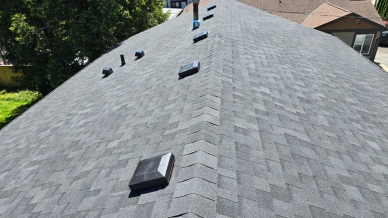 roof vents on a shingle roof
